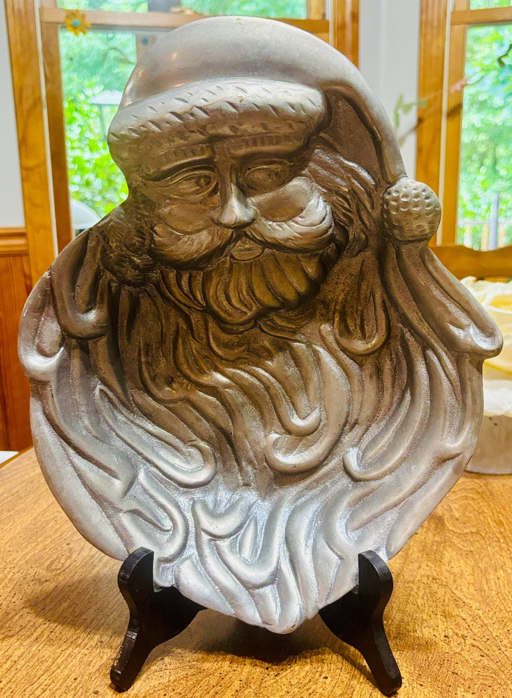 Pewter Santa Bowl SDH|3196