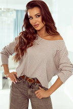 Lettuce Cuff Ribbed Top|2089