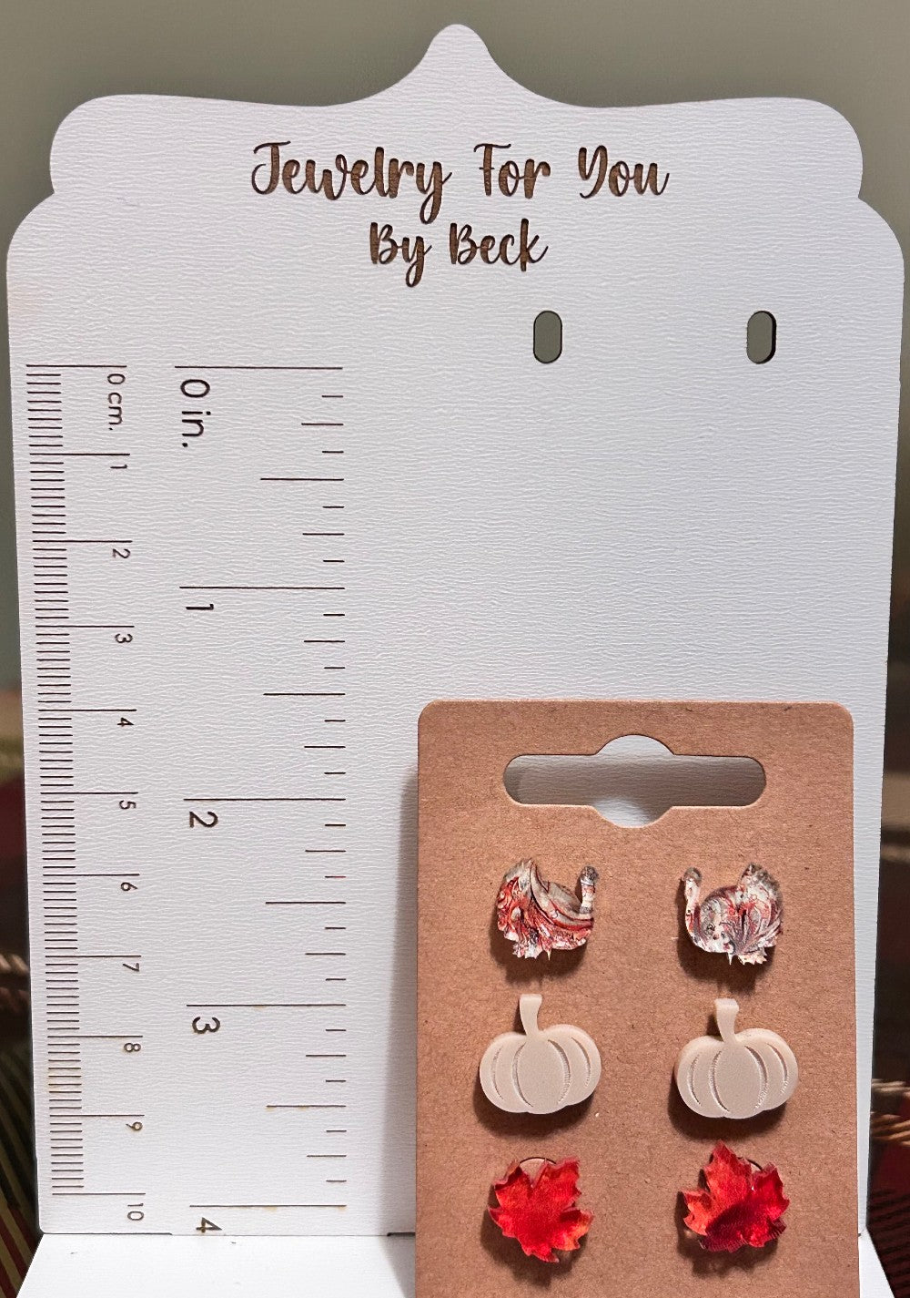 Thanksgiving/Fall Stud Earring Three Pack-Hypoallergenic and Nickel Free|3846