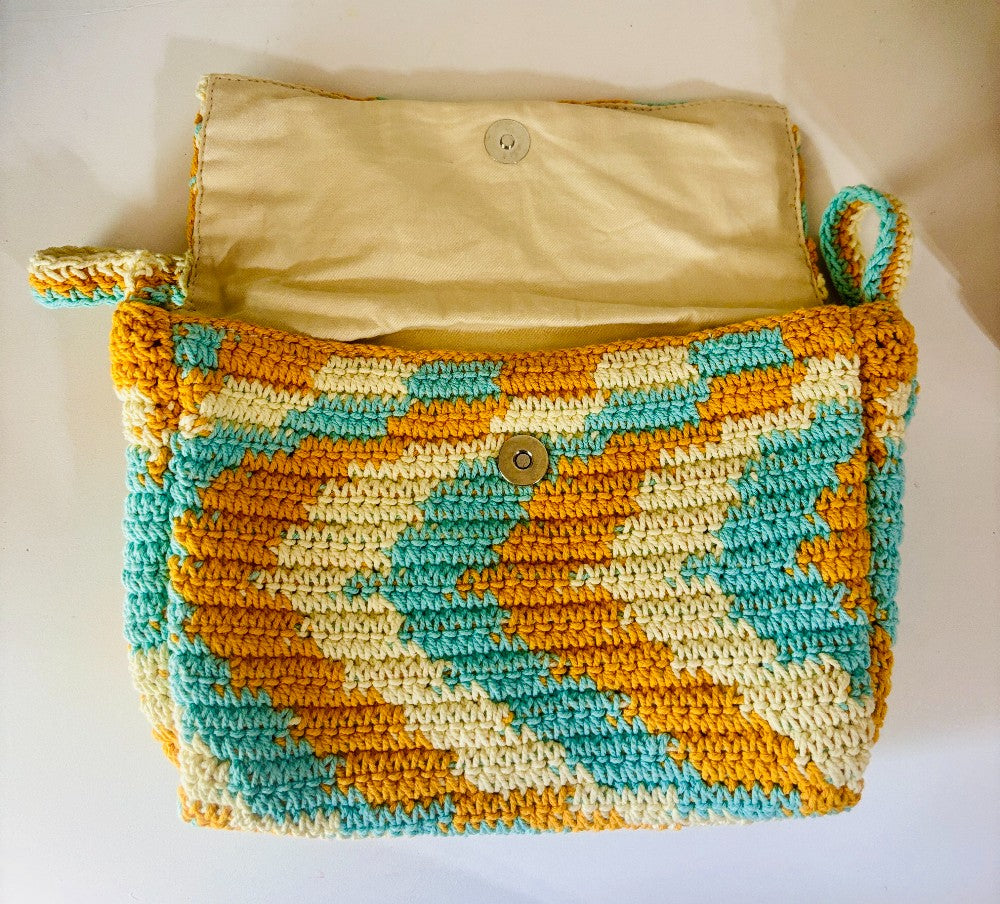 Wild Fable Crochet Chevron Bag SDH|2925