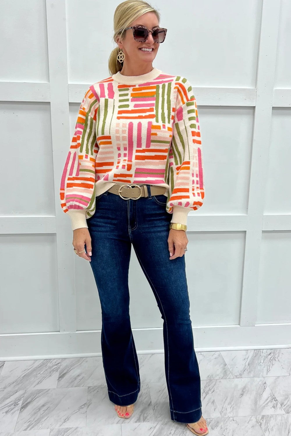 Puff Sleeve Sweater|1920
