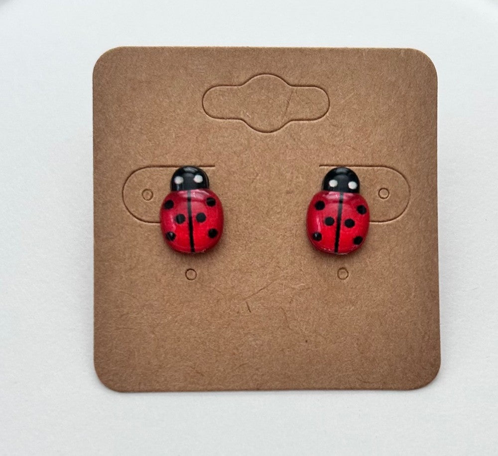 Little Ladybug Stud Earrings-Hypoallergenic and Nickel Free|3240