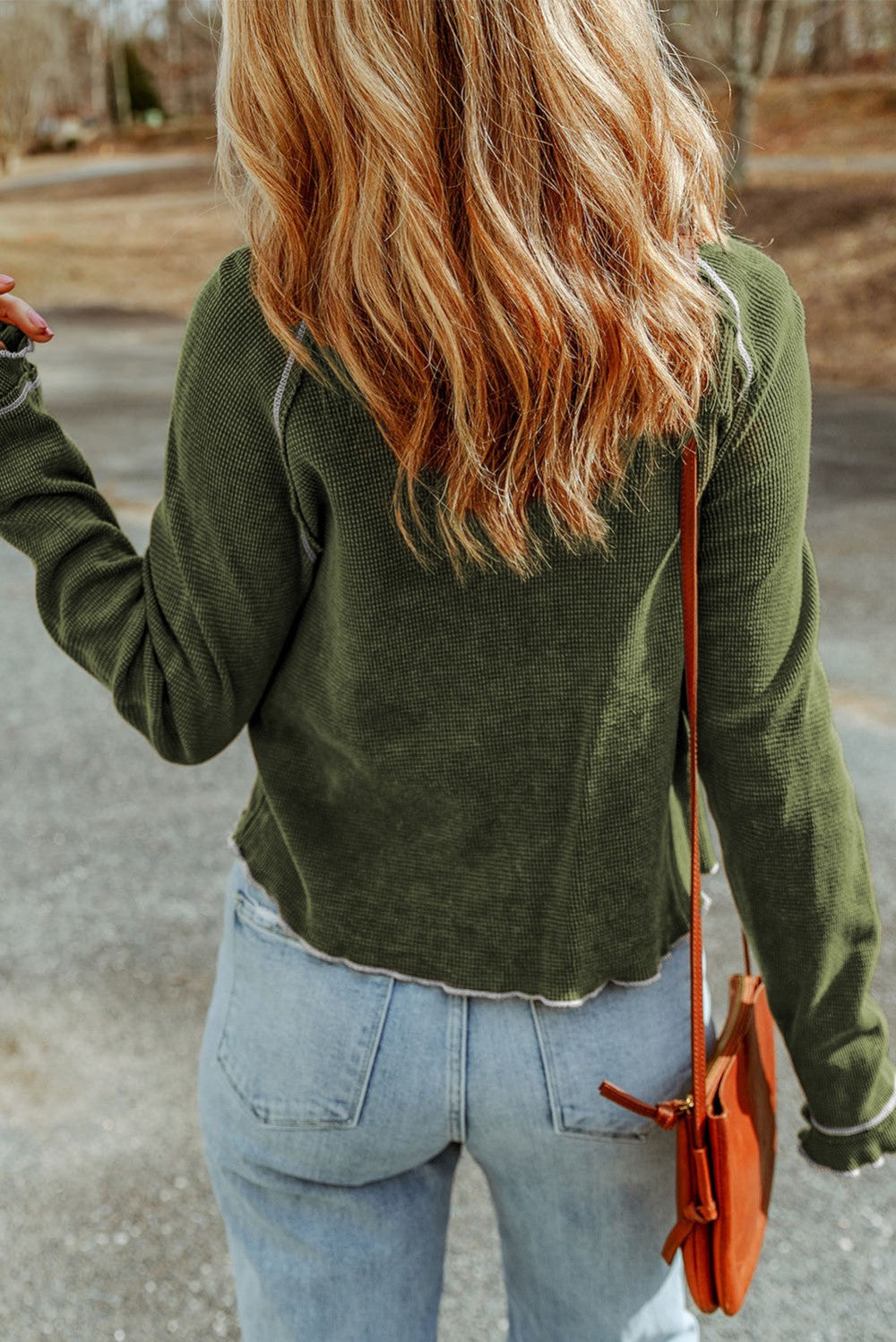 Classic Waffle Knit Long Sleeve|2361