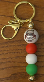 “You Serious Clark?” Keychain ~ Handmade Beaded Keychain|1480