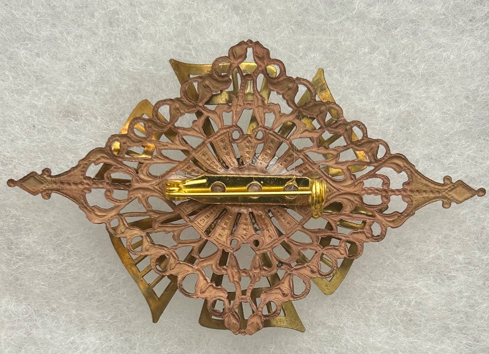 Vintage Pinwheel Brooch-Diamond Shape|810