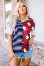 Stars & Stripes Knit Top|2052