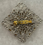 Sweet Butterfly on Flower Brooch|812