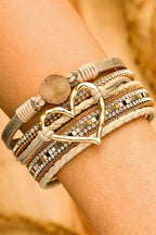 Bohemian Heart Magnetic Bracelet|2165