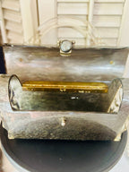 Original Rialto NY Grey/Clear Lucite Purse SDH|2915