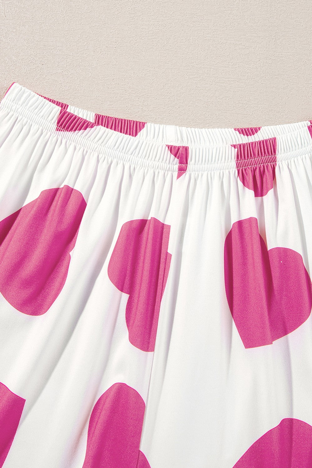 Pink Ruffle Tank Lounge Set|2143