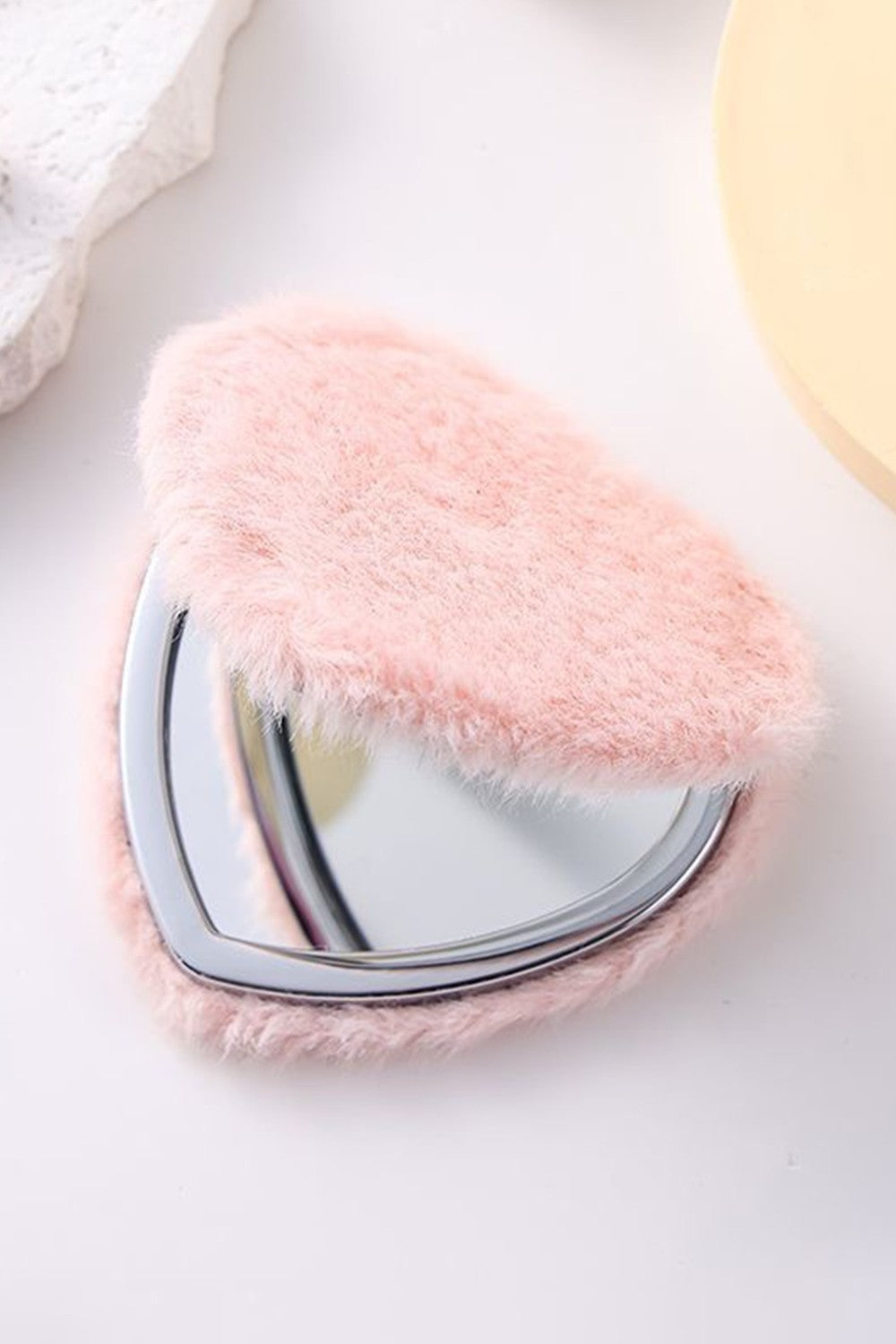 Fluffy Mini Cosmetic Mirror|2316