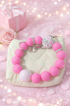 Beaded Wristlet Keychain w/coin purse -DBC|2347