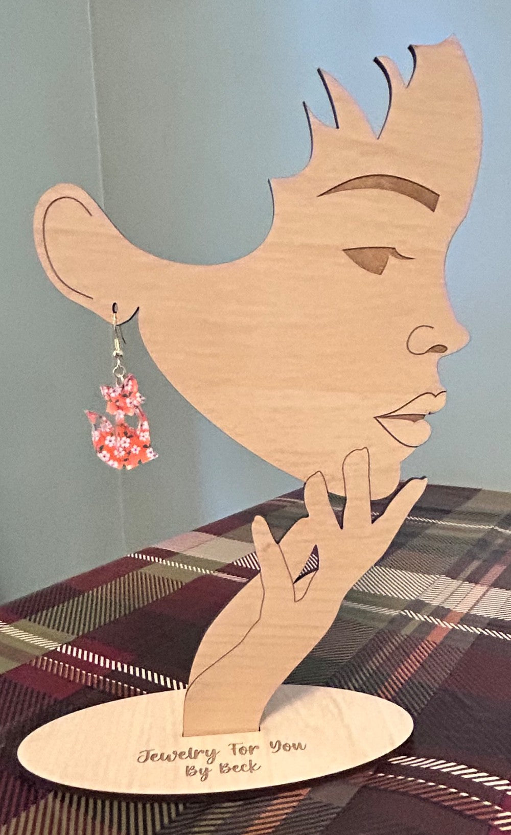 Adorable Orange Floral Fox Earrings-Hypoallergenic and Nickel Fre|3769