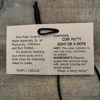 Cow Patty Soap on a Rope|3537
