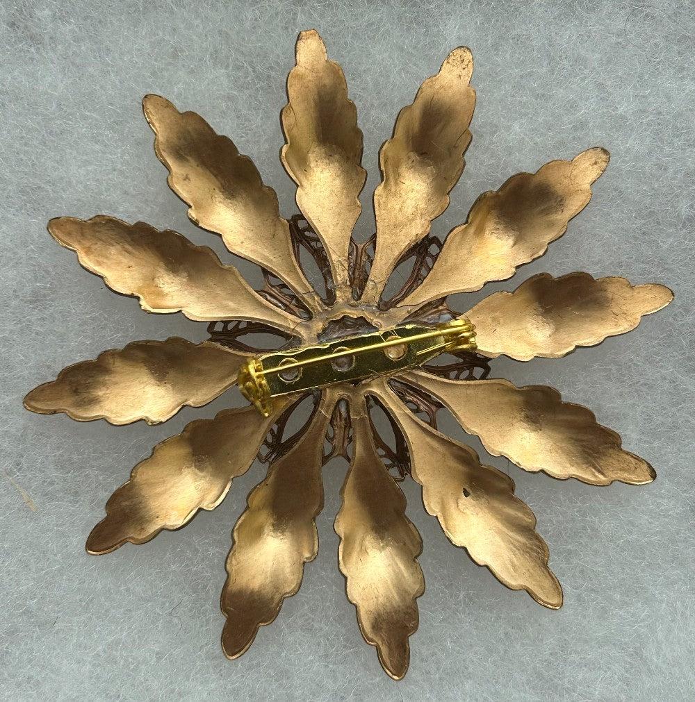 Large Floral Brooch|825