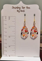 Charming Chicken Print Earrings-Hypoallergenic and Nickel Free|3801