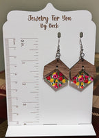 Colorful Tulip Dangle Earrings-Hypoallergenic and Nickel Free|3954