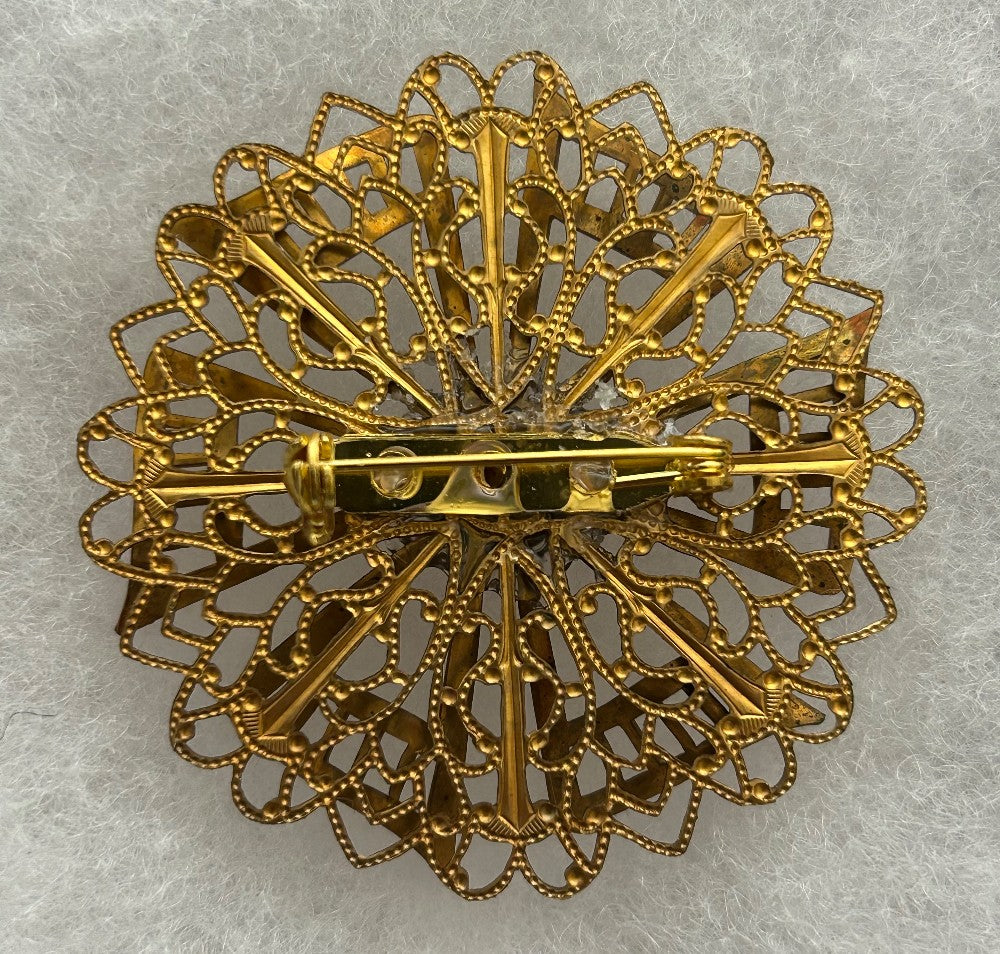 Vintage Pinwheel Brooch-Round|807
