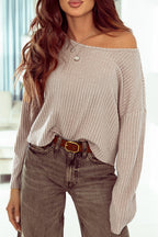 Lettuce Cuff Ribbed Top|2091